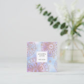 アイリデストサン霊気マスターチャクラエネルギーヒーラー| スクエア名刺 (スタンド正面)