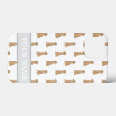 アイリパーソナライズされたッシュセッター犬 Case-Mate iPhoneケース (裏面 (横))