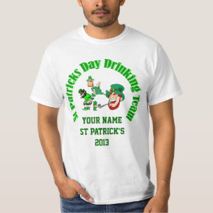アイリパーソナライズされたッシュセントパトリックの日 Tシャツ