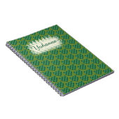 アイリパーソナライズされたッシュタータンチェックハートデザイン ノートブック (右側)