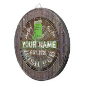 アイリパーソナライズされたッシュパブ徴候 ダーツボード (正面右)