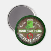 アイリパーソナライズされたッシュパブ徴候 マグネット (正面/裏面)