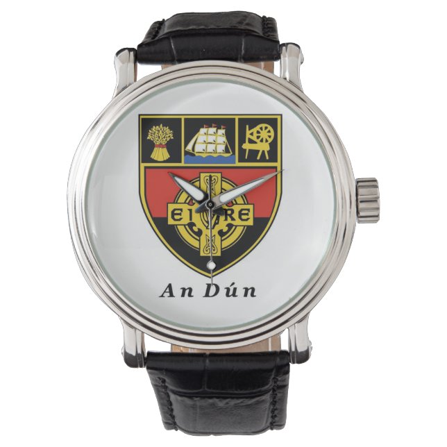 アイリパーソナライズされたッシュ郡の男性の腕時計のダウン。 腕時計 (正面)