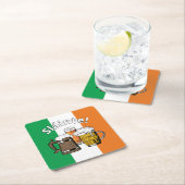 アイリラン素晴らしド・ビアスラインテ！ スクエアペーパーコースター (インサイチュ)