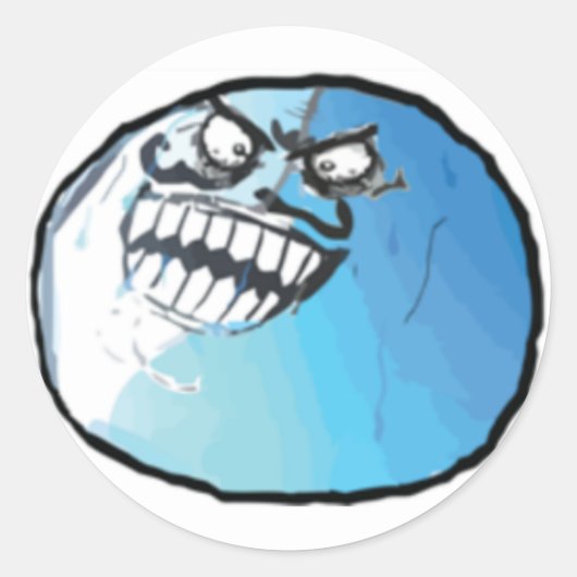 アイリード漫画ミーム ラウンドシール (正面)