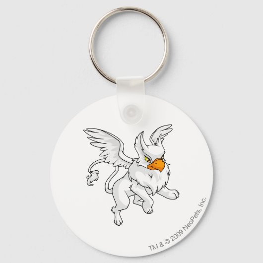 アイリーホワイト キーホルダー (正面)