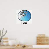 アイリーレイジ顔ミーム ポスター (キッチン)