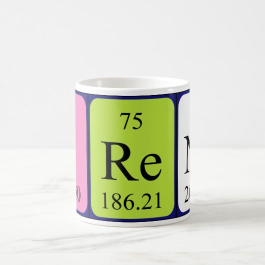 アイリーンの周期表の名前のマグ コーヒーマグカップ (中央)