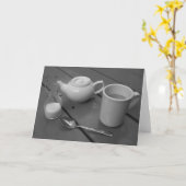 アイリーンの茶 カード (黄色い花)