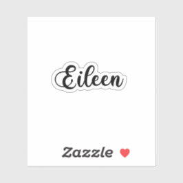 アイリーン名 – 手書き書道 シール