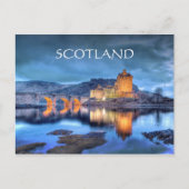 アイリーン・ドナン城アットナイトポストカード ポストカード (正面)