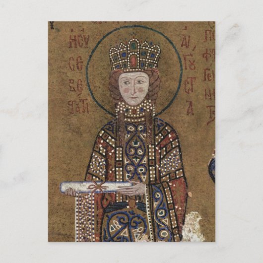 アイリーン・ビザンチン正統のポートレート ポストカード (正面)