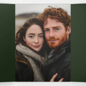 アイリ伝統的ッシュ写真ケルト結婚クロス 三つ折りプログラム (内部中)