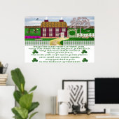 アイリ伝統的ッシュ賛美のポスター ポスター (ホームオフィス)