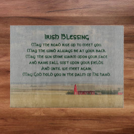 アイリ伝統的ッシュ賛美の黄金色の小麦畑 カッティングボード