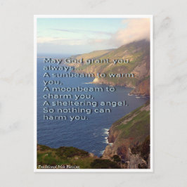 アイリ伝統的ッシュ賛美・アイルランドの海岸線 ポストカード