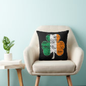 アイリ動揺してッシュ国旗のシャムロックソファ枕 クッション (椅子)