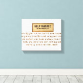 アイリ救済ッシュの復讐を適用する必要のないアイルランド人を求めた キャンバスプリント (インサイチュ (ウッドフロア))