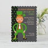 アイリ生まれッシュ子供誕生日パーティー 招待状 (スタンド正面)