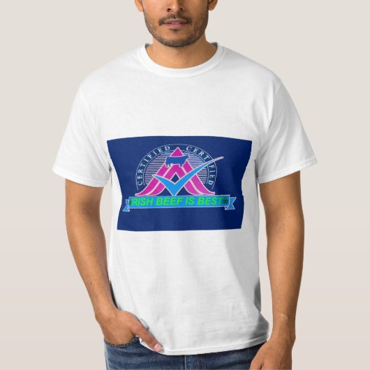 アイリ男性へッシュの背の高いTシャツ Tシャツ (正面)