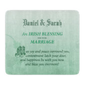 アイリ結婚ッシュの賛美祝い カッティングボード (正面)