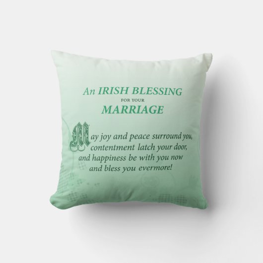 アイリ結婚ッシュの賛美祝い クッション (正面)