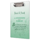 アイリ結婚ッシュの賛美祝い クリップボード (左)