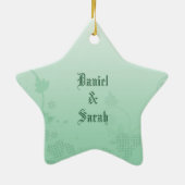 アイリ結婚ッシュの賛美祝い セラミックオーナメント (裏面)