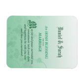 アイリ結婚ッシュの賛美祝い マグネット (横)