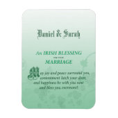 アイリ結婚ッシュの賛美祝い マグネット (縦)