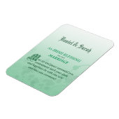 アイリ結婚ッシュの賛美祝い マグネット (左側)