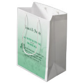 アイリ結婚ッシュの賛美祝い ミディアムペーパーバッグ (裏面アングル)