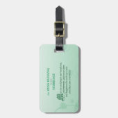 アイリ結婚ッシュの賛美祝い ラゲッジタグ (正面縦)