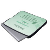 アイリ結婚ッシュの賛美祝い ラップトップスリーブ (正面下部)