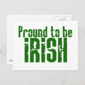 アイリ誇りを持ったッシュである ポストカード (正面/裏面)