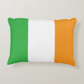 アイリ誇りを持ったッシュヴィンテージハープ&シャムロックカスタム アクセントクッション (裏面)