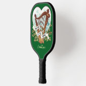 アイリ誇りを持ったッシュヴィンテージハープ&シャムロックカスタム ピックルボールラケット (左)