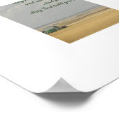 アイリ賛美ッシュのゴールデン小麦感動的畑 ポスター (角)