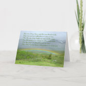 アイリ賛美ッシュの渓谷レインボー空白の写真 カード (正面)