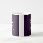 アイリ赤と白ッシュ考える・セッター コーヒーマグカップ (中央)