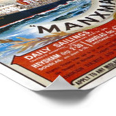 アイルオブマンプリント ポスター (角)