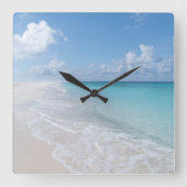 アイルカリブのドリーム1 スクエア壁時計 (正面)