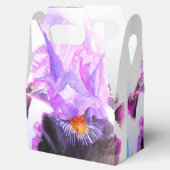 アイルス ウェディング ケーキ フェイバー ボックス パープル ライラック フラワー (オープン)