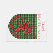 アイルズ古代タータンチェック フリースブランケット (正面(横))