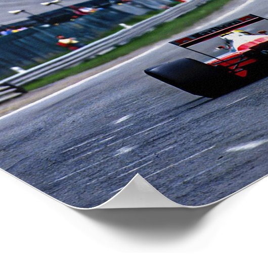 アイルトンベルギーレーシング ポスター (角)