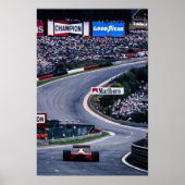 アイルトンベルギーレーシング ポスター (正面)
