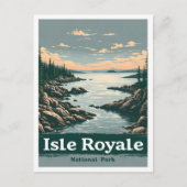 アイルナテ王室のショナルパークミシガンUSA旅行 ポストカード (正面)
