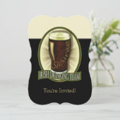 アイルラおもしろいンドスタウトパーソナライズされた招待状 招待状 (スタンド正面)