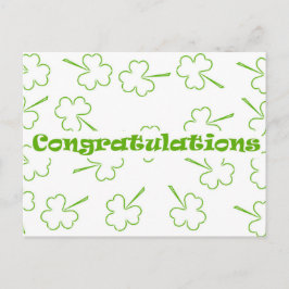 アイルランドおめでとう ポストカード