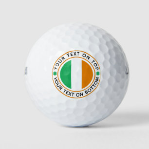 アイルランドおもしろい国旗アイリッシュカスタム文字 ゴルフボール